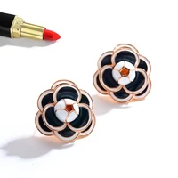 fashion famous design camellia earrings women party flower earring accessories gifts