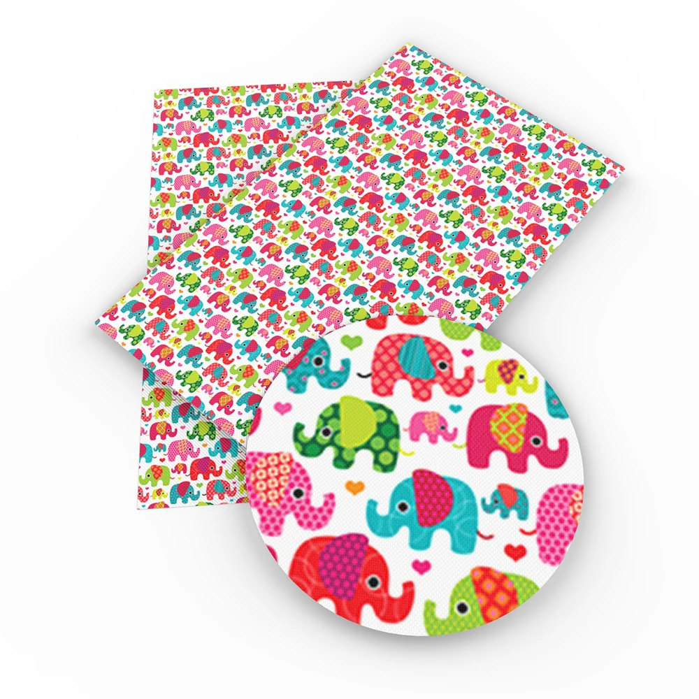 Дэвид Энджи 20*33 см ткань из искусственной кожи с изображением животных кролика