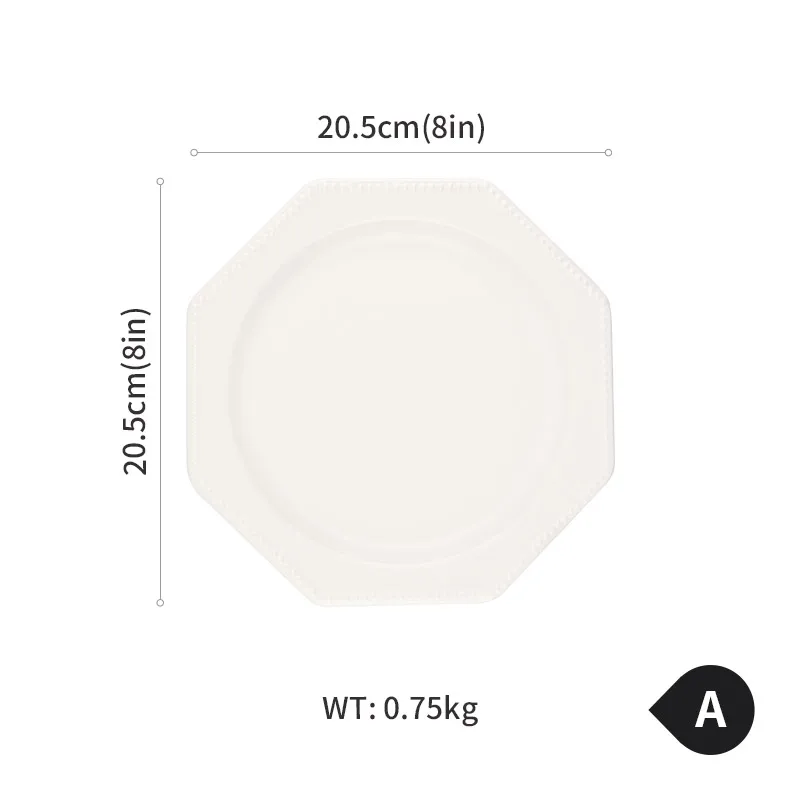 

Serving Creative Plate Ceramic Pasta Cake Fruit Nordic Snack Luxury Dessert Plate Dinner Vaisselle Restaurant Supplies DG50PZ