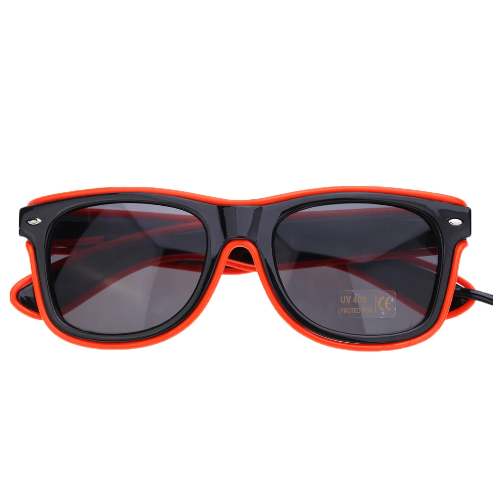 Светящиеся солнцезащитные очки для хэллоуивечерние блестящие ночного клуба