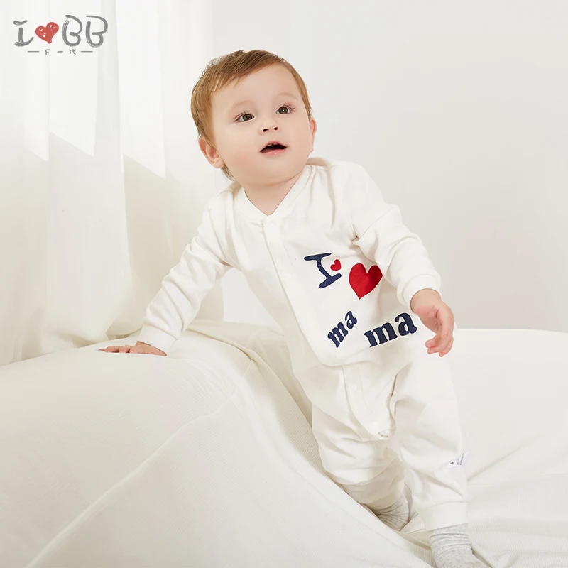 Детский комбинезон из 2 предметов с длинными рукавами для новорожденных одежда