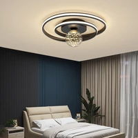 sarok modern ceiling lights black 3 colors led dimmer home decor lamp office hotel bed room