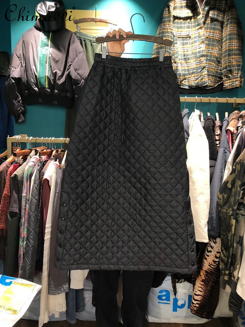 

Женская теннисная юбка с высокой талией, черная Повседневная трапециевидная юбка средней длины в Корейском стиле, осень 2021