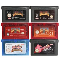 Картридж для игровой консоли Kirby/Doom 32 бита версия США/ЕС Nintendo GBA|Картриджи| |