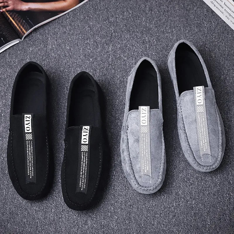 Новинка 2019 года сезон весна осень Мужская обувь в горошек без застежки мужская на