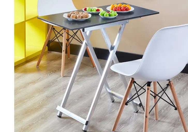 Складной стол домашний обеденный портативный для улицы Прямоугольный складной