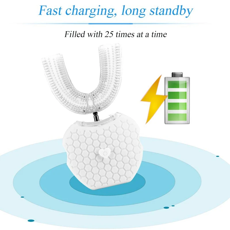 Полностью автоматическая электрическая зубная щетка с переменной частотой 360