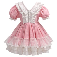 child dresses for girls princess dress childrens costumes knee length skirt european clothing short sleeve cute lolita ball gown