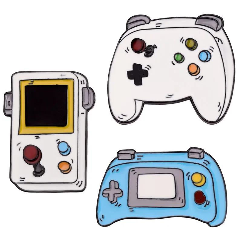 Игровой автомат эмалированные булавки игровая Аркада Брошь Pin компьютерные