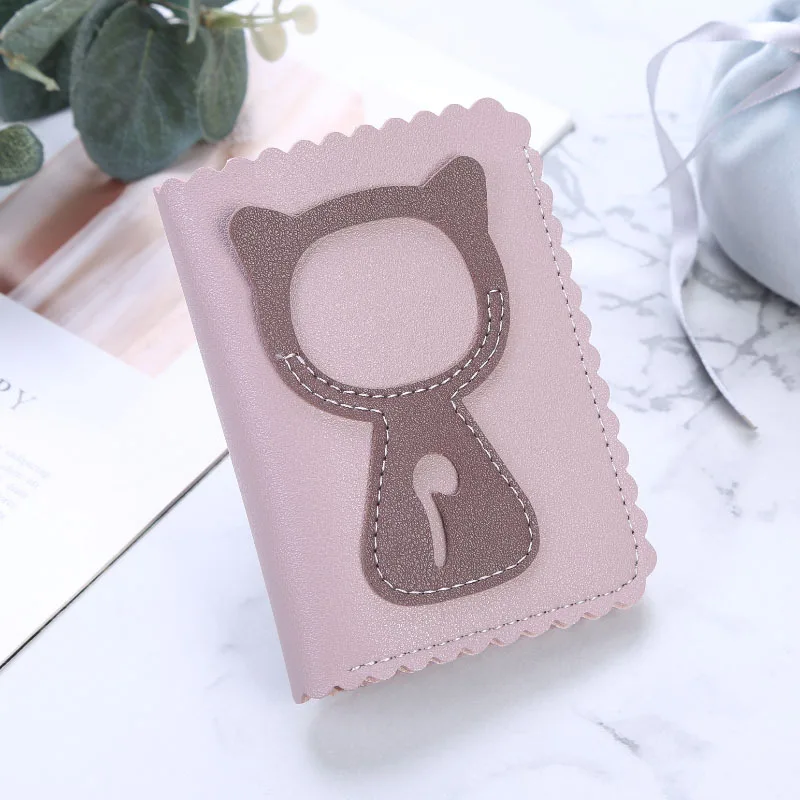 3 Женский милый кошелек с кошкой, маленький кошелек с пряжками для девочек, брендовый дизайнерский кошелек из искусственной кожи, Женский кошелек для монет, Женский держатель для карт, кошелек billetera - Цвет: 3