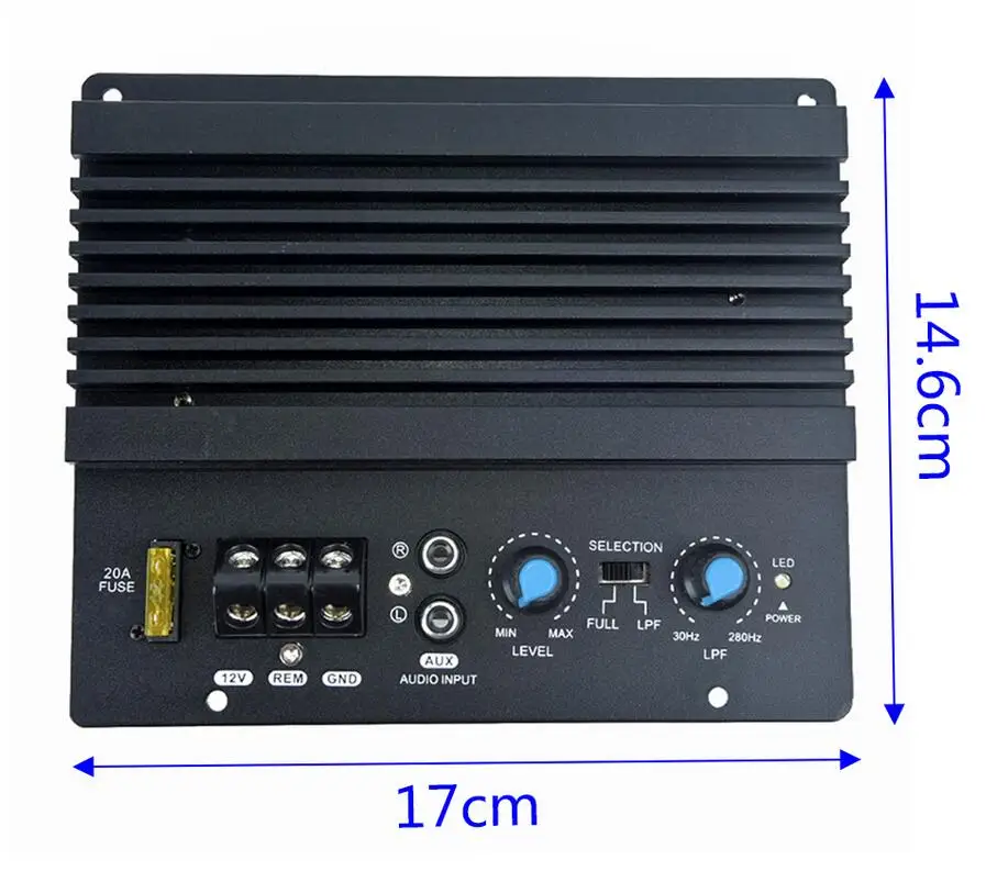 1000 Вт моно аудио усилитель для самостоятельной сборки панель мощный бас сабвуфер
