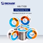 Проволока для пайки MECHANIC 500g sn63 % pb37 %, шелковая, с низкой степенью сварки, 0,50,60,81,01,2 мм, для сварки BGA