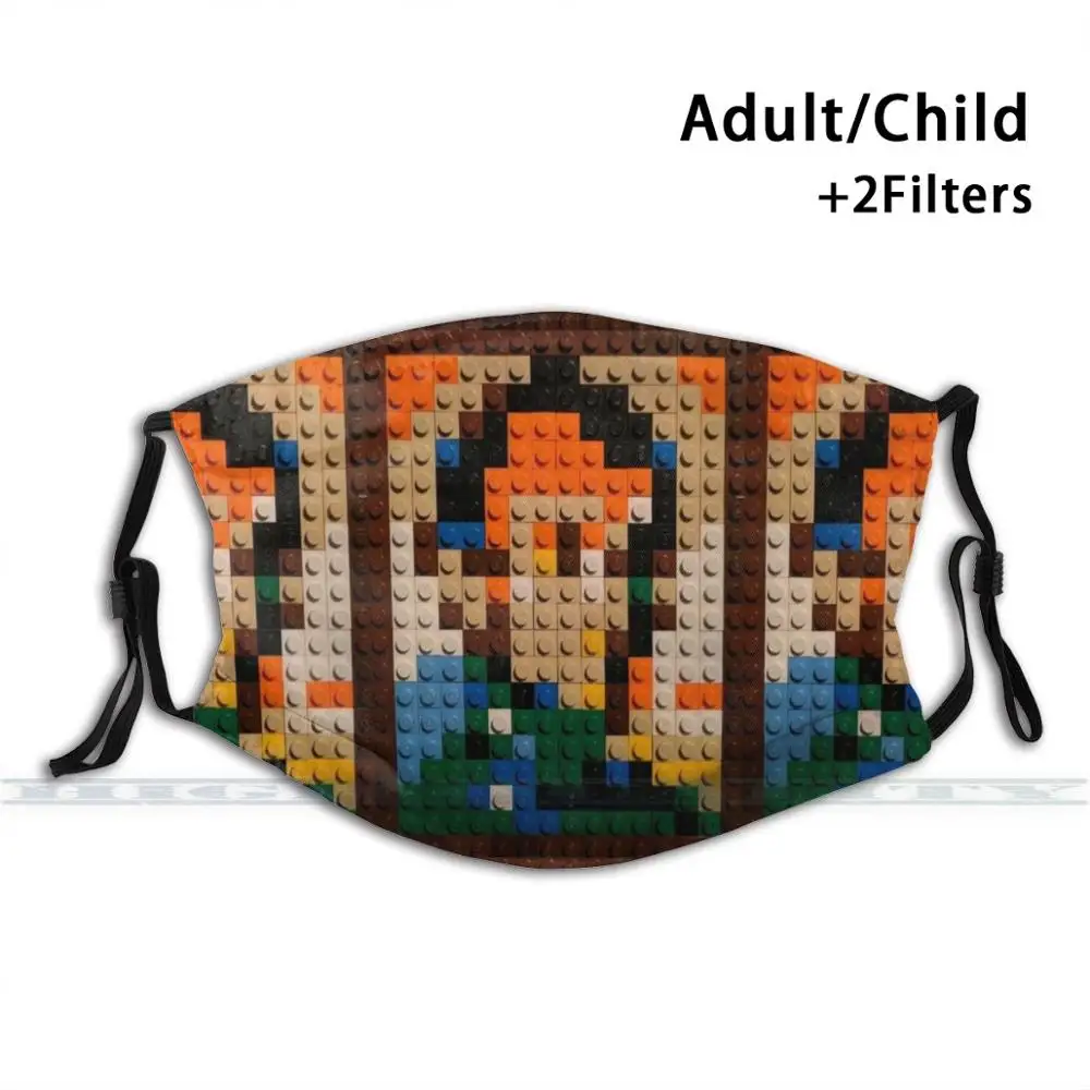 Маска Пылезащитная для детей и взрослых с принтом линкольн смываемая маска лица |