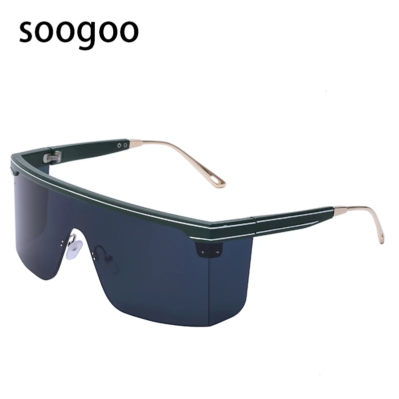 

Модные большие квадратные солнцезащитные очки для женщин, винтажные цельные ретро солнцезащитные очки, женские роскошные дизайнерские очк...