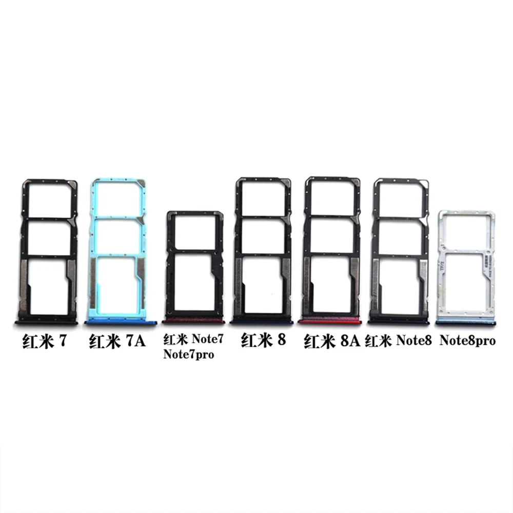 

Slot Holder Dual For Redmi Note 8 Pro Note 8T SIM Card Tray SD Reader Socket