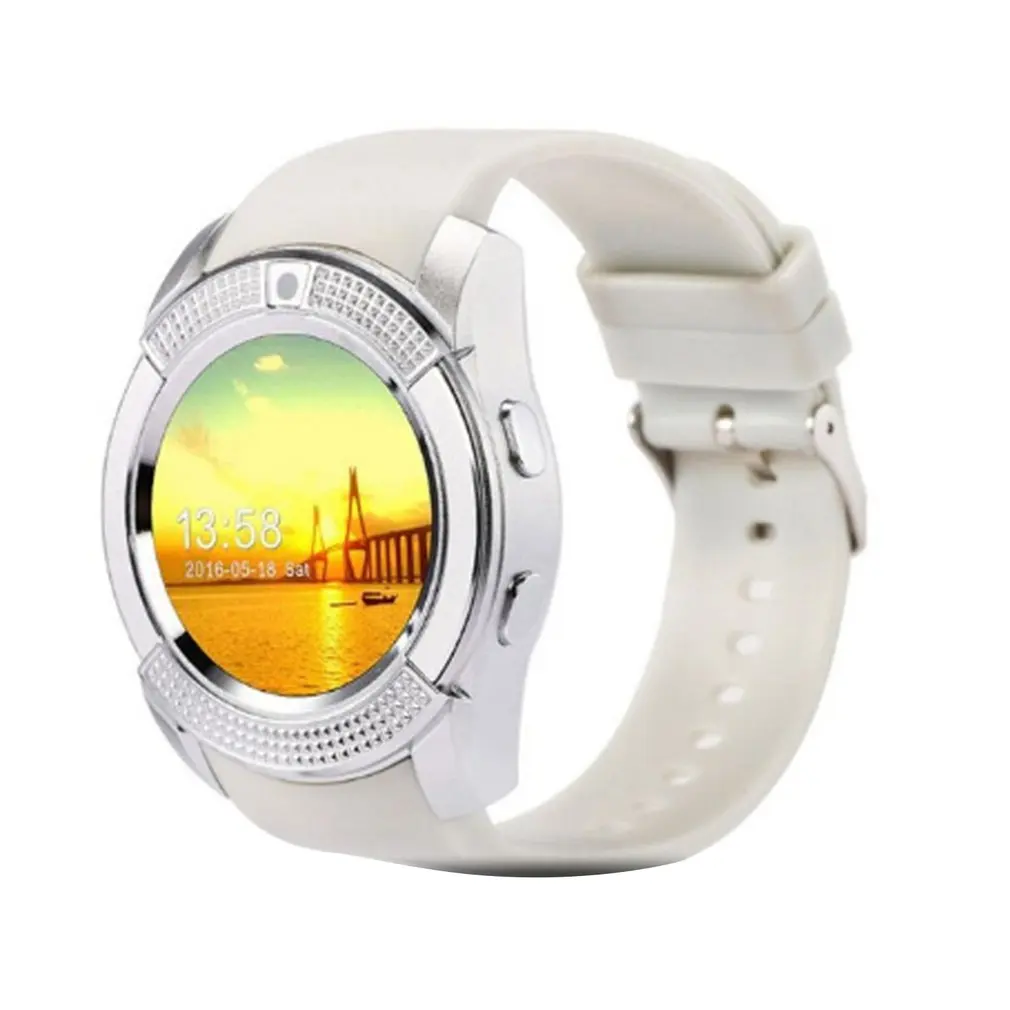 

V8 Smart Wireless Watch Smartwatch Touch Screen Wrist Watch with Camera SIM Card Slot Waterproof Smart Watch