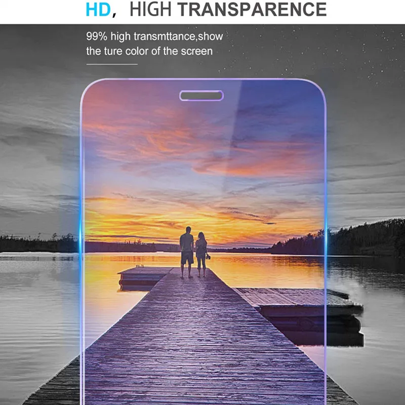 Защита для экрана от синего света iPhone 11 Pro Max 7 8 + XR XS X SE 2020 Закаленное стекло