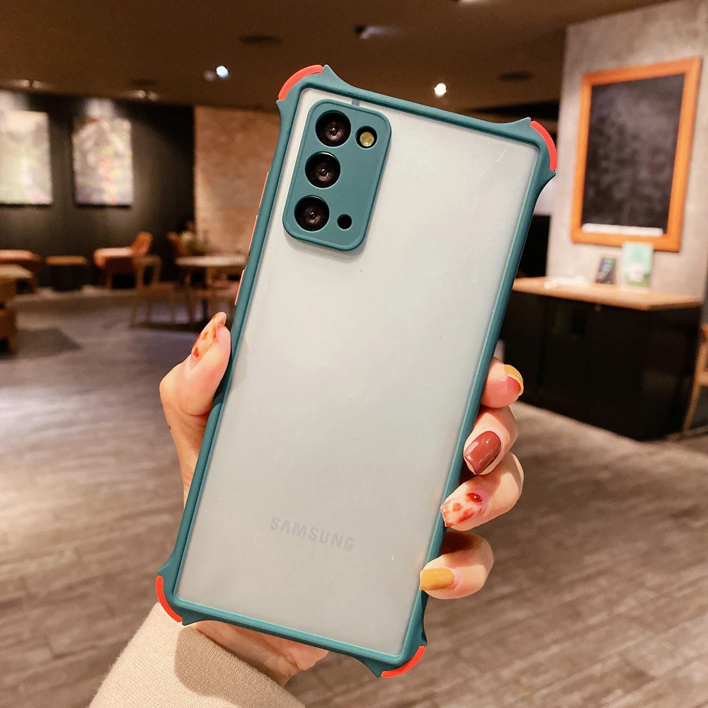 

Simple Phone Case For Samsung Galaxy A32 A 42 52 72 M62 F62 Skin feel Matte Silicone Case Cover For Galaxy S 20 21 FE Plus Ultra