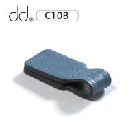 dd ddhifi c10b magnetic earphone cable clip genuine leather cable holder wire organizer for headphones