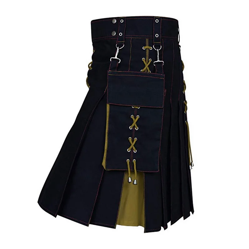 WENYUJH новинка 2019 осенняя Kilt Hybrid современные хлопковые джинсы килт для мужчин
