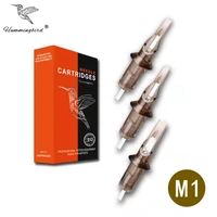 hummingbird disposable tattoo cartridge needles m1 20pcs box sterilized safety for tattoo machinetattoo grip