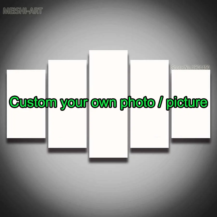 Прямой Производитель 5 панелей модульная рамка для картин HD печать картина на