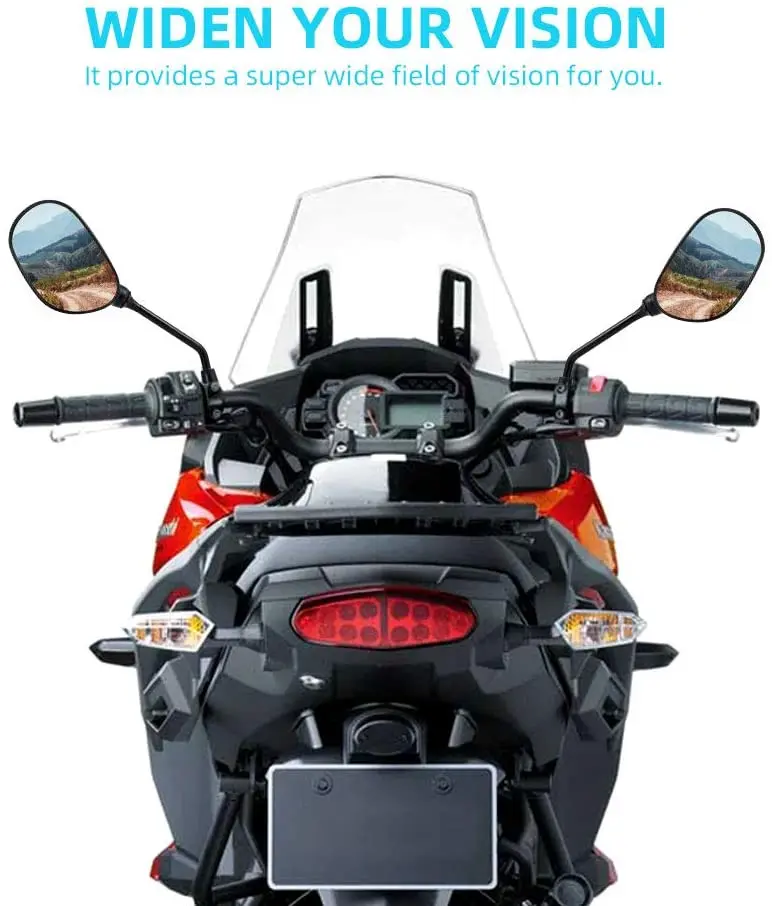 Зеркало заднего вида для квадроциклов 8 мм на руль|Боковые зеркала и аксессуары| |