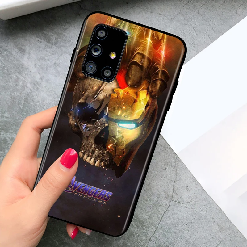 

Marvel Avengers Infinity Gauntlet Logo For Samsung A72 A52 A02 A32 A12 A42 A51 A91 A81 A71 A41 A31 A21 A01 S Black Phone Case