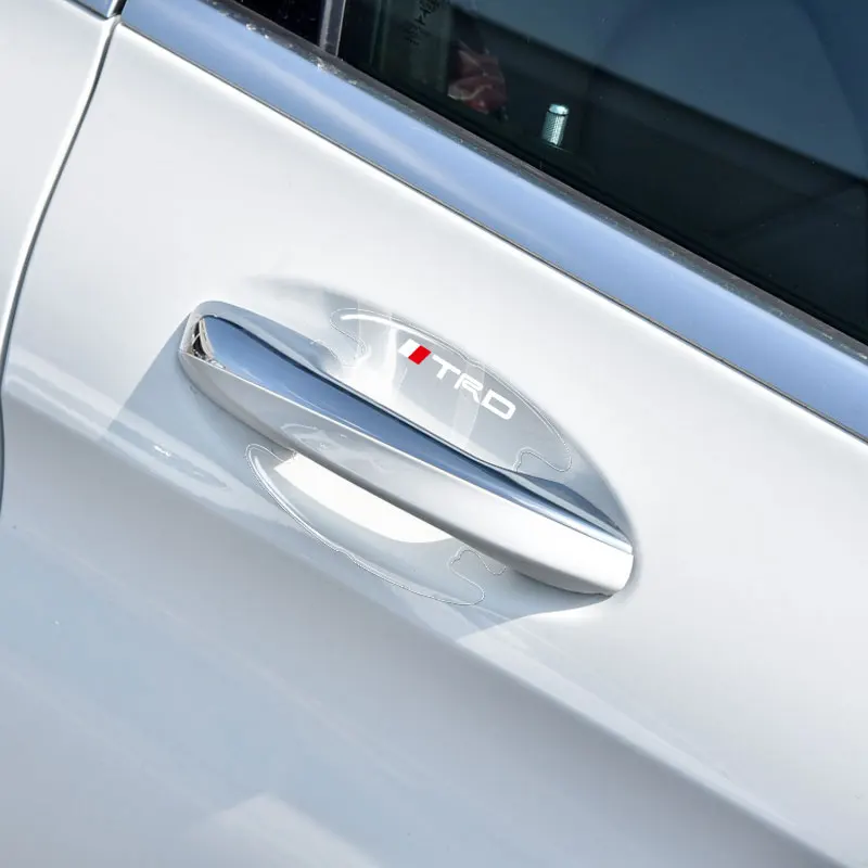 4 шт. силиконовые наклейки для дверей автомобиля Toyota TRD Avensis Auris Hilux Corolla Camry RAV4 |