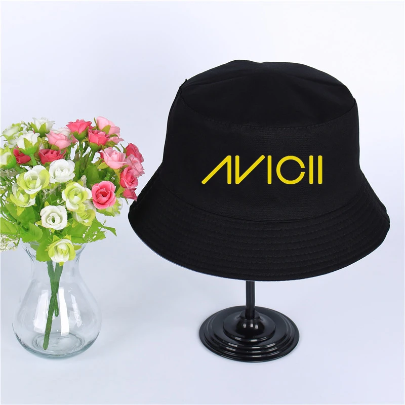 Панама с логотипом Avicii для мужчин и женщин плоским козырьком от солнца шляпа