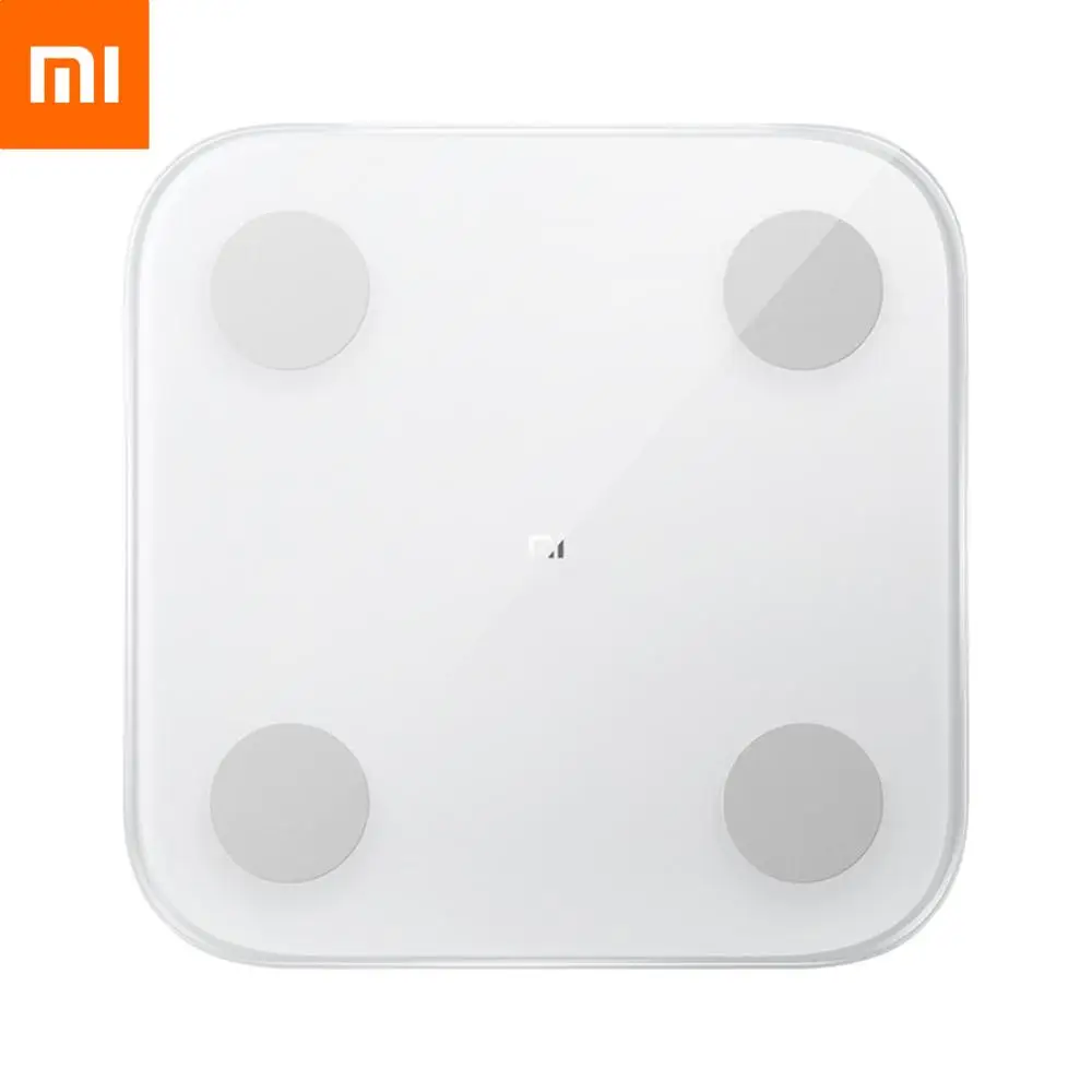 

Весы Xiaomi Smart Weight Fat Scale Home 2 поколения, умные цифровые весы для здоровья, Bluetooth 5,0, работает с приложением для телефона