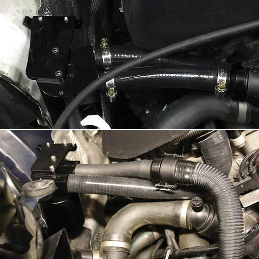 Hypertune черный резервуар для масла из алюминиевого сплава с шлангом радиатора BMW