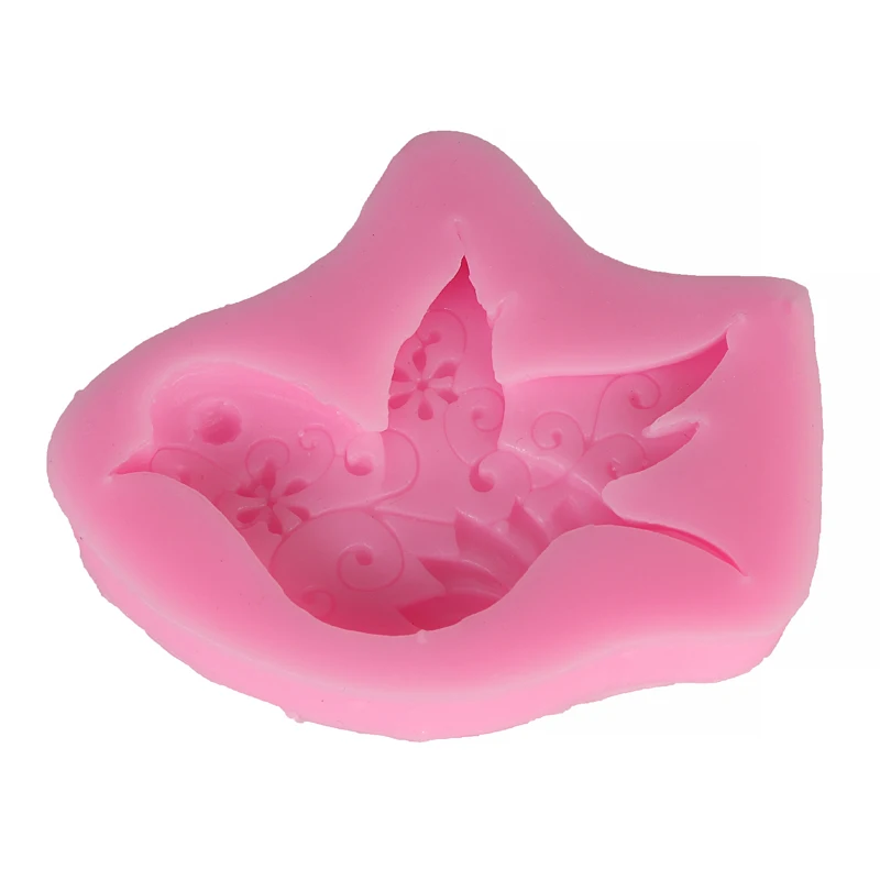 Новый 3D сорока Птица Форма для торта и печенья силикона в форме голубя Fondant