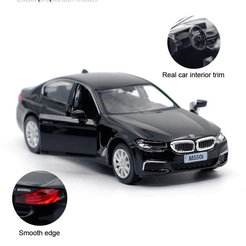 Новое поступление RMZ CITY 1: 1 M550I спортивный автомобиль литый под давлением из