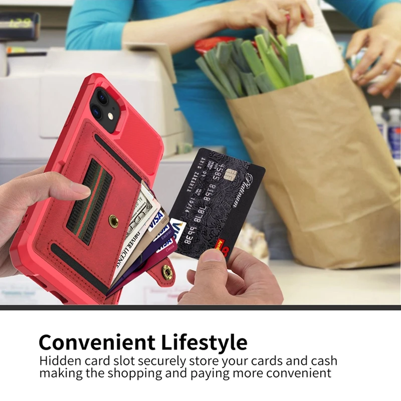 Чехол-накладка из искусственной кожи с держателем для карт iphone 11 Pro Max 2019 чехол X XS