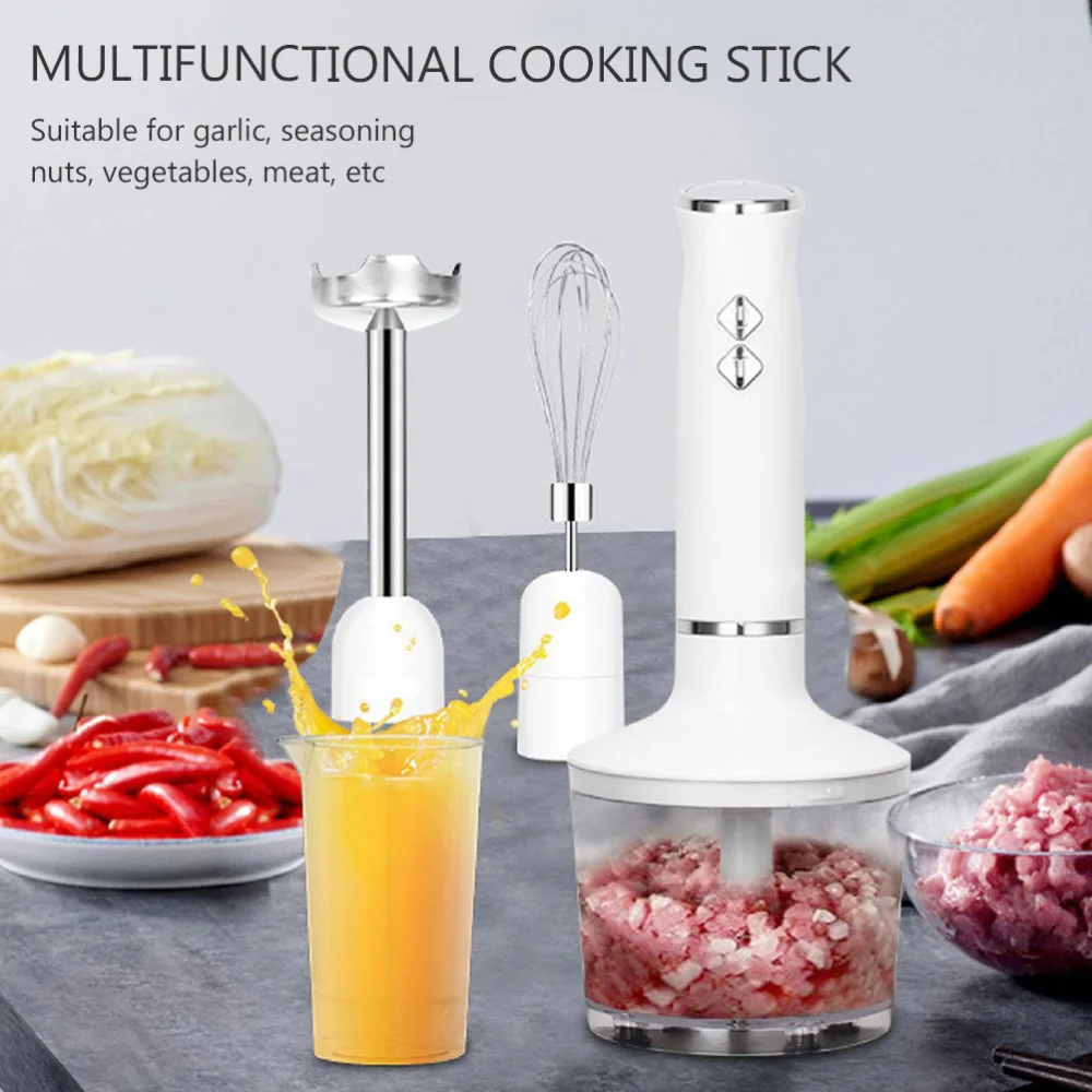 

1 Set of Meat Grinder Mincing Tool Effortless Garlic Chopper (Plug, White)