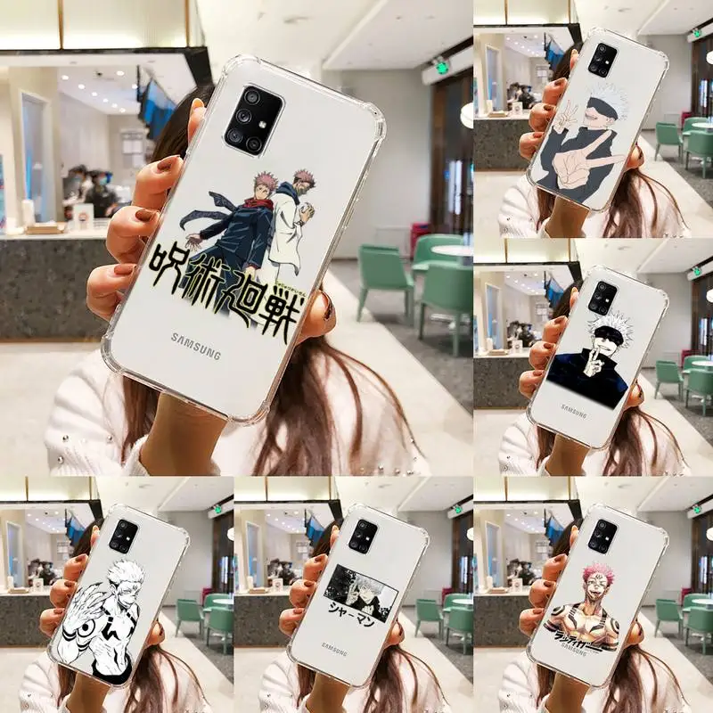

Jujutsu Kaisen Itadori Yuji Phone Case Transparent For Samsung S A M J 21 20 50 30 60 5 7 51 71 90 11 10 J710 e p PLUS Prime 5G