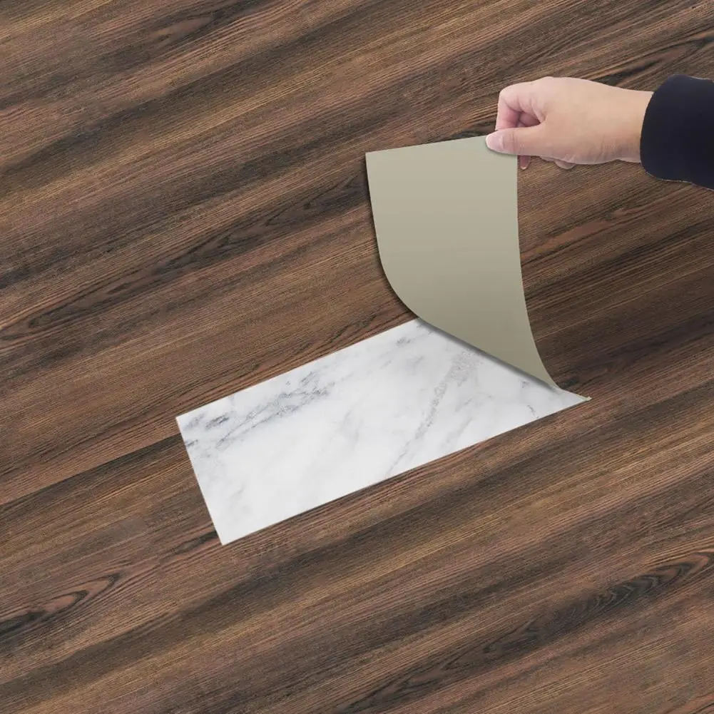 

HOT SALES!!! Waterproof PVC Simulated Wood Pattern Bedside Wall Floor Decorative Stickers