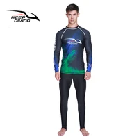 new product upf 50 uv protection leather jacket mens quick drying long sleeved wetsuit sunscreen swimming surfing suit