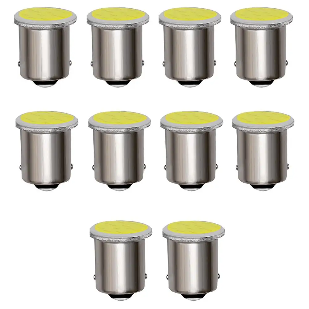 Светодиодная автомобильная лампа высокой интенсивности 10 шт. 1156 BA15S P21W белая