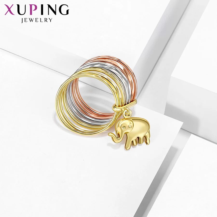 Xuping ювелирные изделия изысканное многоцветное кольцо со слоном для женщин