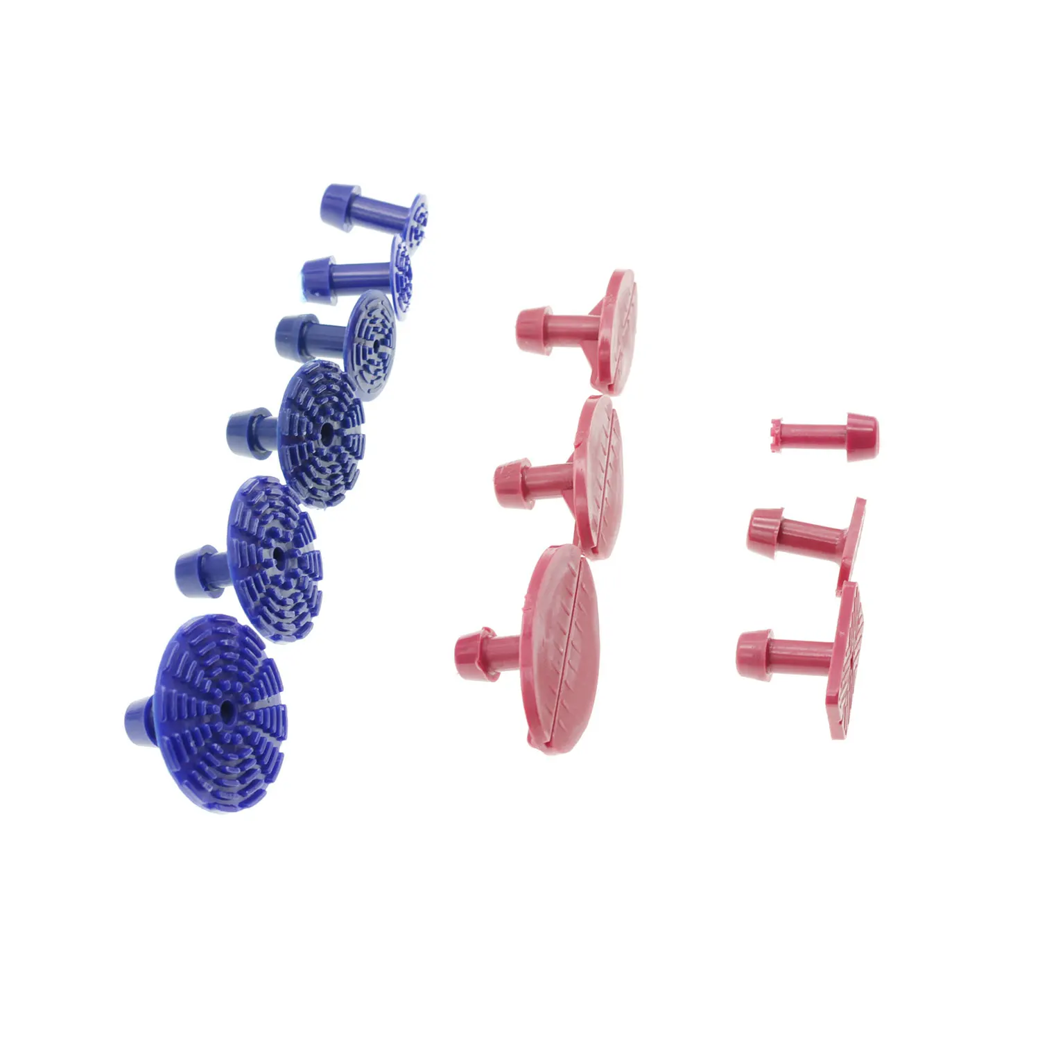 

12pcs automotive PDR plastic Glue Tabs for car Dent Removal Paintless Dent Repair Tools Dent Puller Suction Cup Hand Tool