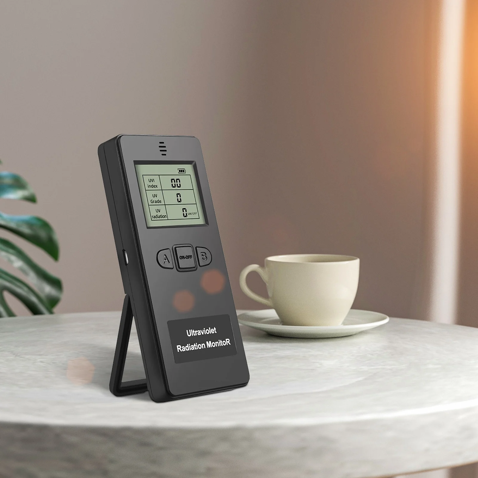 

Ultraviolet Radiation Monitor Digital Detector with Bracket Anti-Slip Design asy to carry and can make field measurement
