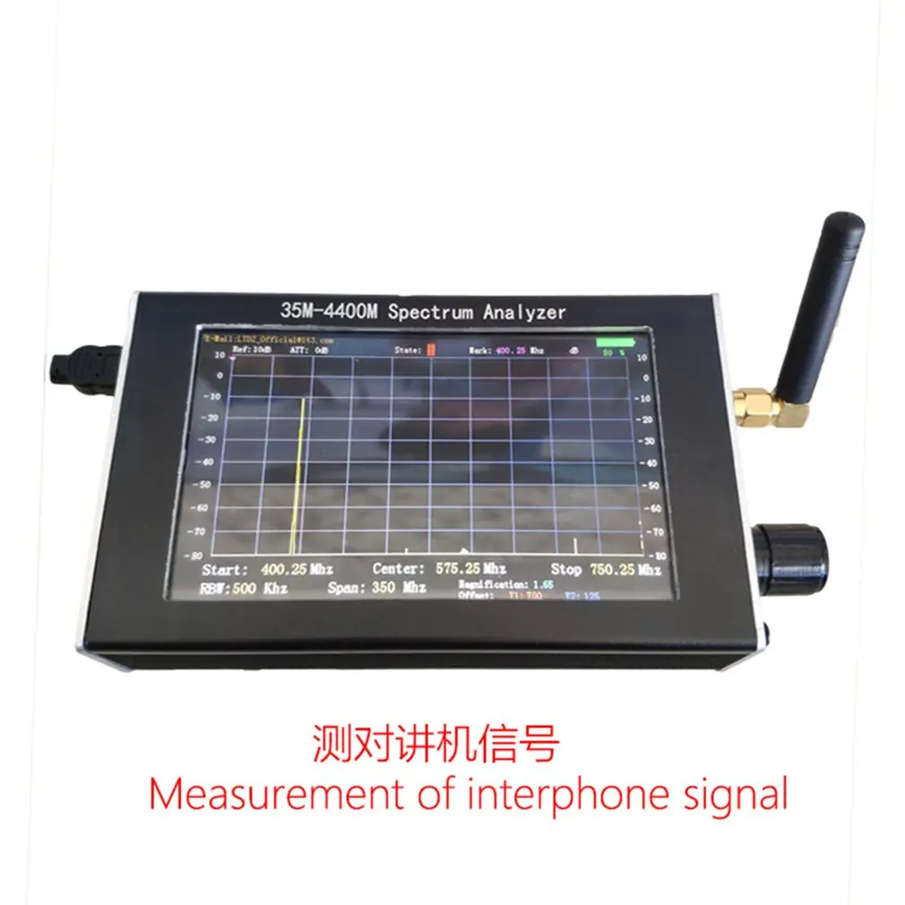 35-4400M High Quality Material Single Circuit Screen With Casing Spectrum Analyzer Frequency Analysis Tool |