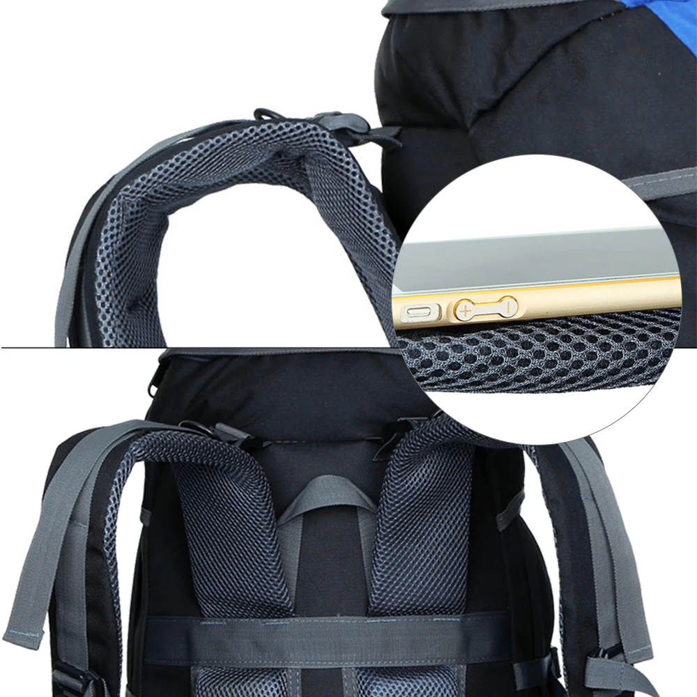 65L+ 5L мужская женская сумка для скалолазания, рюкзак для пеших прогулок, походный Повседневный дорожный рюкзак, тактические Спортивные Сумки