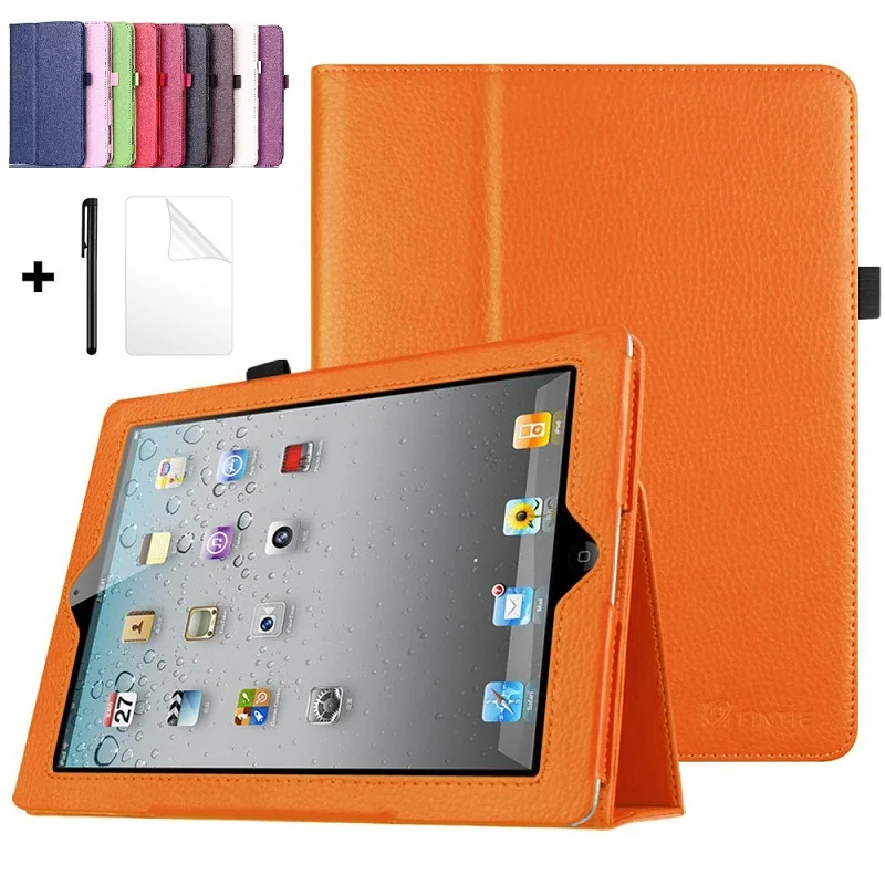 

Tablet Case for iPad 4 9.7 Case inch Model A1458 A1459 A1460 Auto Wake Sleep Smart Cover Folio Cover with Stylus+Film