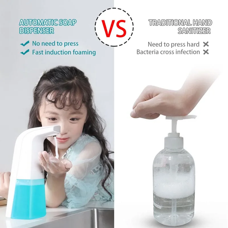 

Automatic Foam Soap Dispenser Induction Liquid Hand Washing Machine intelligent foam Touchless Infrared Sensor