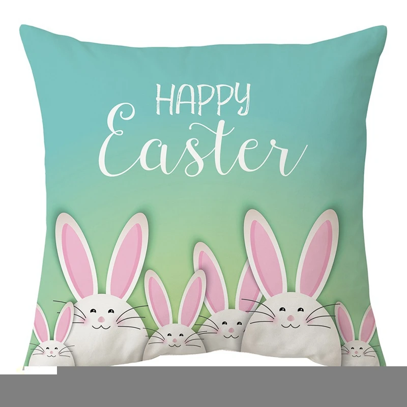 Чехол для подушки Пасхальный кролик яйцо Печать Наволочки чехол s полиэстер