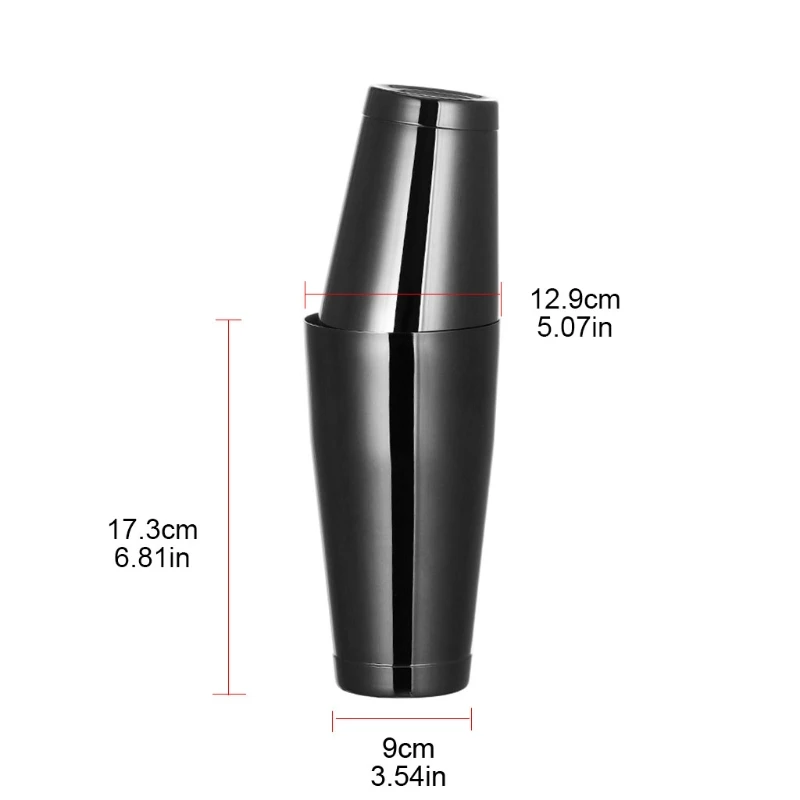 

Cocktail Shaker Boston Shaker Set Martini Drink Shaker Stainless Steel Bar Tools Professional Bartender Tools