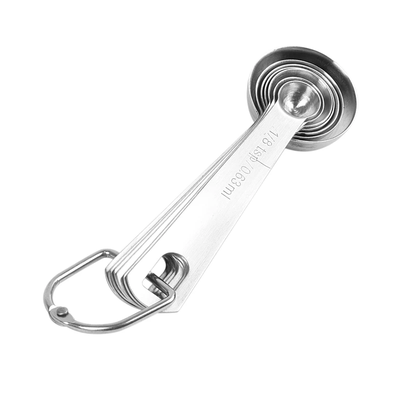 

New 14x Chef Measuring Spoons, Heavy Duty Round Stainless Steel Metal, for Dry or Liquid